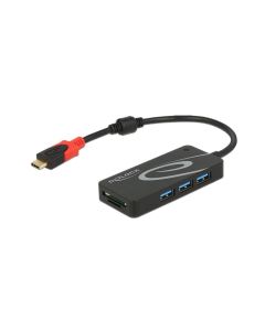 Delock Dockingstation USB 3.1 Typ-C - 3x Typ-A + SD / Micro SD