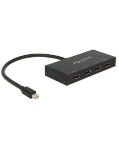 Delock 4-Port Signalsplitter & Extender Mini-DP – DP