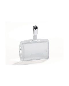 DURABLE Ausweishalter Hartbox mit Clip für 1 Ausweis, 25 Stück