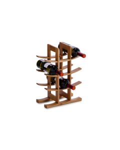 Zeller Present Weinregal für 12 Flaschen, Braun