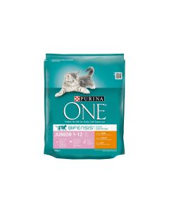 Purina ONE Trockenfutter Junior Huhn & Vollkorn, 800g