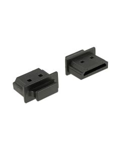Delock Staubschutz HDMI-A f 10 Stk. Schwarz