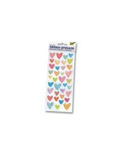 Folia Motivsticker Epoxy Herzen Mehrfarbig  1 Stück