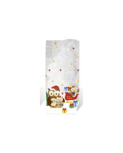 URSUS Guetzli-Verpackung Eule 14.5 cm x 23.5 cm, 10 Stück