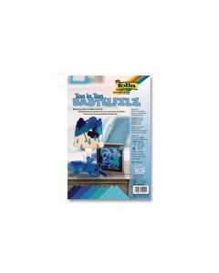 Folia Bastelfilz Ton in Ton Blau