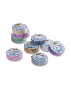 Folia Glitzer Tape Pink, 15 mm x 5 m
