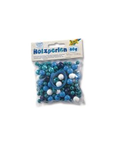 Folia Holzperlen Türkis