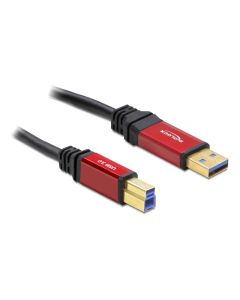 Delock USB 3.0-Kabel Premium USB A - USB B 1 m