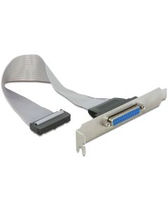 Delock Bracket Parallel DB25 Full Height
