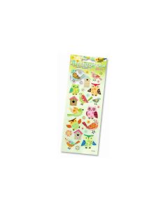 Folia Metallic Sticker Brilliant Birds Mehrfarbig  1 Stück