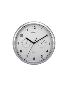 Technoline Wanduhr WT650 Ø 26 cm Silber