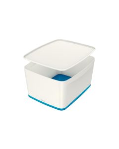 Leitz Aufbewahrungsbox MyBox Gross Weiss/Blau