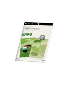 Leitz Laminierfolie Premium A4, 80 µm, 25 Stück, Glänzend