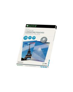 Leitz Laminierfolie Premium A4, 100 µm, 100 Stück, Glänzend