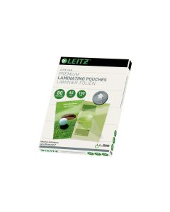 Leitz Laminierfolie Premium A5, 80 µm, 100 Stück, Glänzend