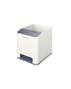 Leitz Stiftehalter Wow Sound Duo Color Weiss