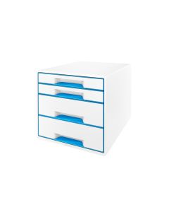 Leitz Schubladenbox Wow Cube 4 Blau