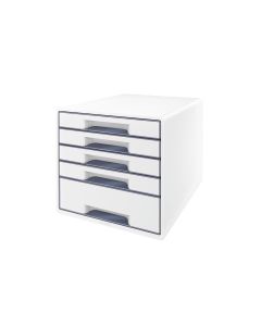Leitz Schubladenbox Wow Cube 5 Weiss