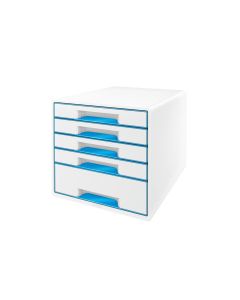 Leitz Schubladenbox Wow Cube 5 Blau