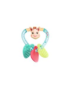 Sophie la girafe Beissring Herzen bunt