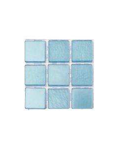 Glorex Selbstklebendes Mosaik Poly-Mosaic 10 mm Hellblau