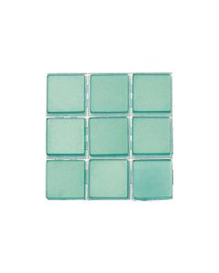 Glorex Selbstklebendes Mosaik Poly-Mosaic 10 mm Türkis