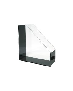 WEDO Stehsammler Exclusive series A4 Schwarz/Transparent