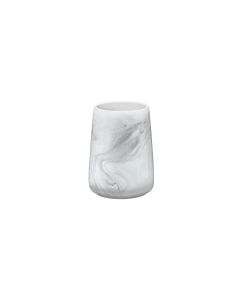 Kleine Wolke Zahnputzbecher Marble Grau-Marmor