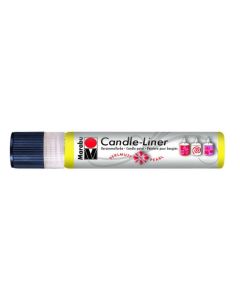 Marabu Kerzenmalfarbe Candle-Liner 25 ml, Gelb