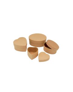Glorex Papp-Schachtel Mini-Boxen-Set