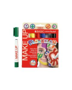Eulenspiegel Schminkfarbe Stifte 6 Farben Basic