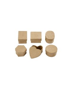 Creativ Company Papp-Schachtel 4-6 cm 6 Stück