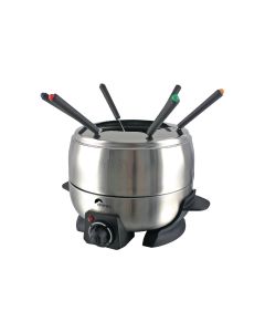 OHMEX Fleischfondue-Set 1000S 7 Teile, Silber