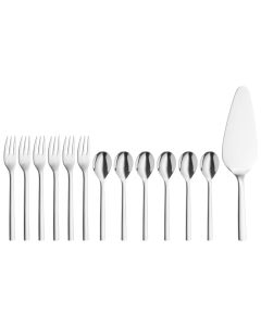 WMF Besteck-Set Kuchen 13-teilig, Silber