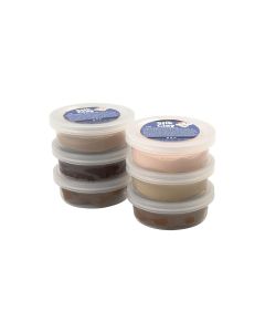 Creativ Company Modellier-Set Silk Clay 6 x 14 g Hautfarbe