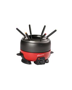 OHMEX Fleischfondue-Set 1000G 7 Teile, Rot/Schwarz