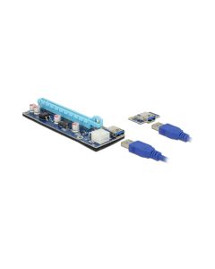 Delock PCI-E Riser Karte Crypto Mining PCIe x1 auf x16