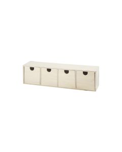Creativ Company Holzartikel Box mit Schubladen 1 Stück