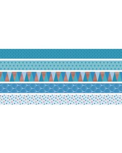 Heyda Washi Tape Triangle Azur Blau