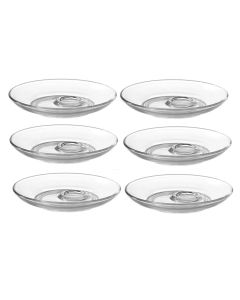 Leonardo Untertasse Senso Ø 11.5 cm, 6 Stück, Transparent
