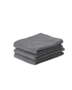 Zone Denmark Abwaschlappen 27 cm x 27 cm, 3 Stück, Grau