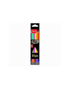 maped Farbstifte Color Peps Fluo 6 Stück