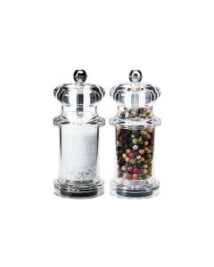 Moha Salz- und Pfeffermühle Millies 10 cm, Transparent
