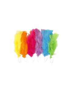 Creativ Company Federn Mehrfarbig, 18 Stück
