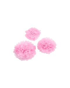 Creativ Company Pompons 20 + 24 + 30 cm 3 Stück, Rosa
