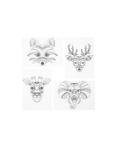 Creativ Company Schrumpffolie 10.5 x 14.5 cm Tiere, 4 Stück