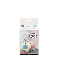 Creativ Company Modellier-Set Foam & Silk Clay Set Einhorn, Blau