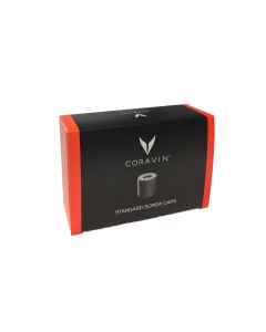 Coravin Schraubverschluss zu Weinausgiesser 6 Stück, Schwarz