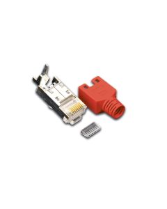 Wirewin Stecker RJ45 Hirose TM11 50 Stück, Rot