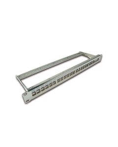 Wirewin Patchpanel 24 Port, Keystone, 1HE 19 Rack